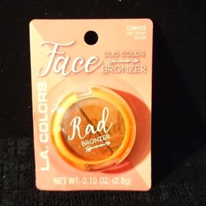 L.A. COLORS FACE DUO COLOR BRONZER